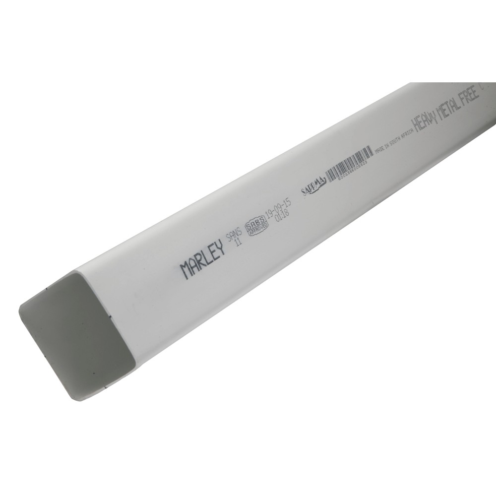 Gutter Square Downpipe PVC 3.0m Sph310, MARLEY Cashbuild