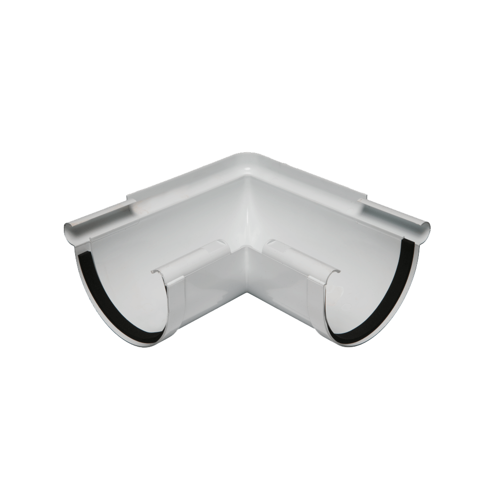 Gutter External Angle PVC, MARLEY Cashbuild