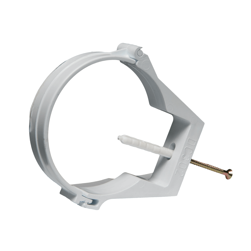 Gutter Pipe Clip Round PVC, MARLEY Cashbuild