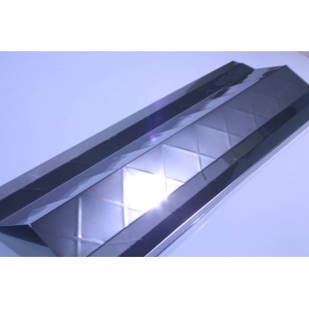 Stainless Steel Fascia Board, Diamond Design.