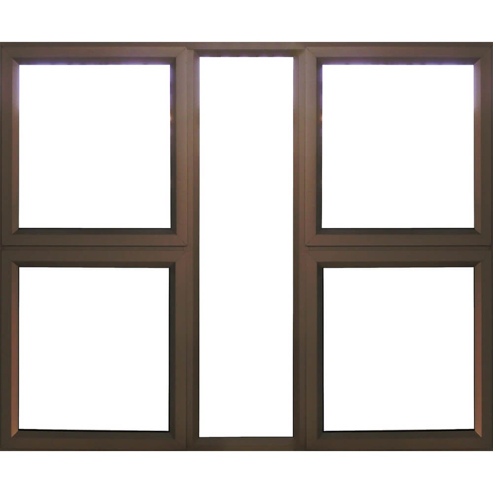 Window Frame Aluminiumin P4tt1815 Bronze