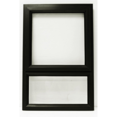 Window Frame Aluminiumin Pt69 Charcoal Clear