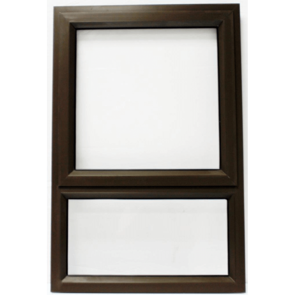 Window Frame Aluminium Pt69 Bronze Obscure Glass, VALUWIN Cashbuild