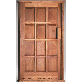 Wooden Door Pivot Set 12 Panel