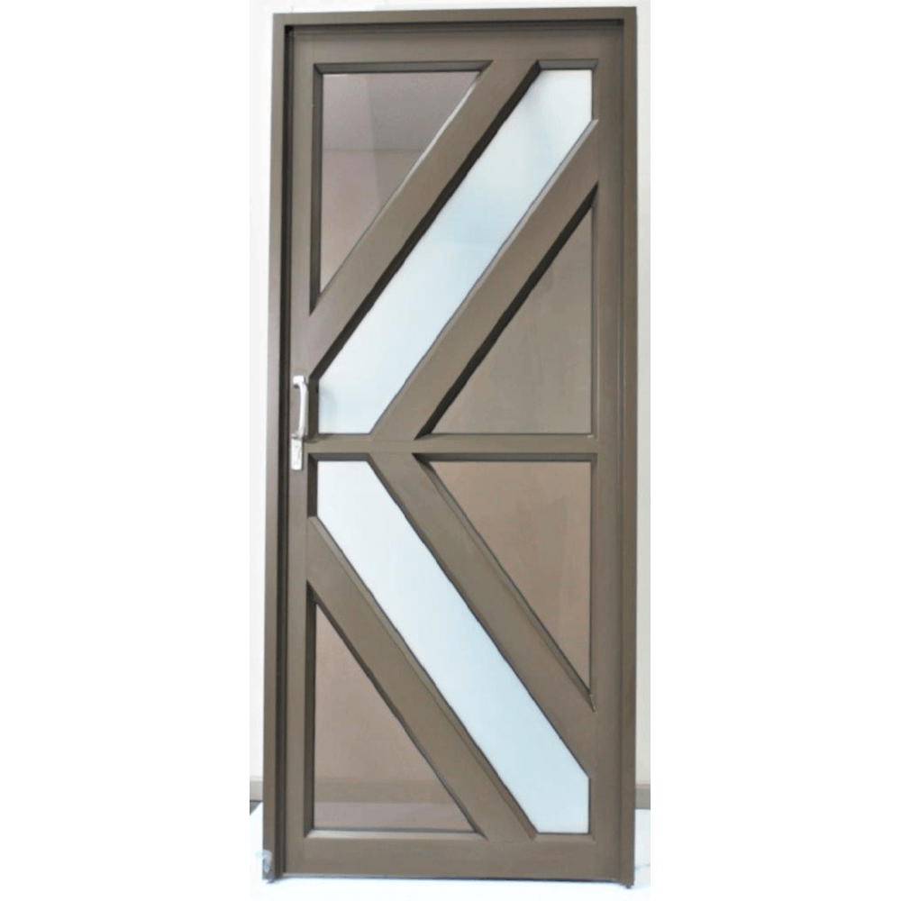 Door Aluminium Hinged 890 X 2090 Valencia Brz