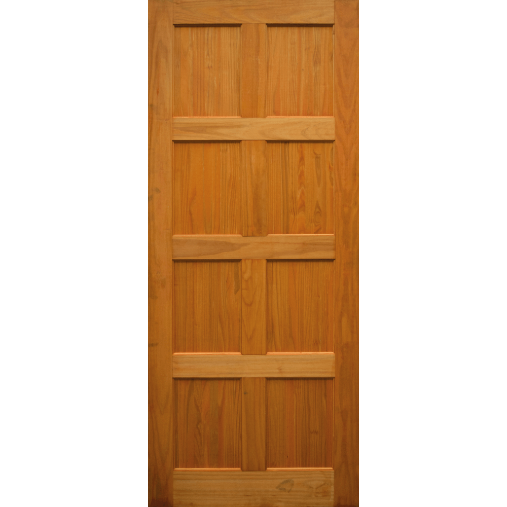 Wooden Door 8 Panel Mixed Timber