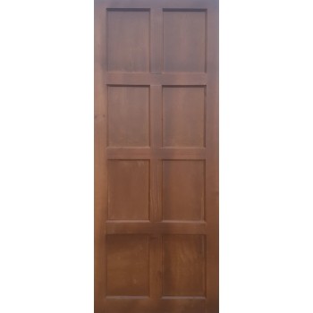 Door Pine 8 Panel F&l Imbuia Var