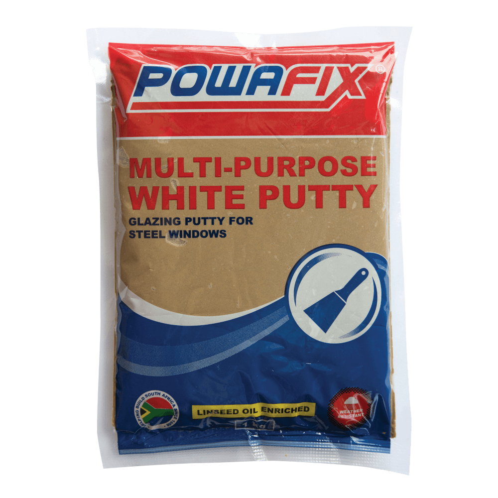 Powafix White Putty Packet 1kg, POWAFIX PTY LTD Cashbuild