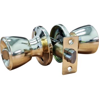 6100 Cylindrical Lockset Brass Plated