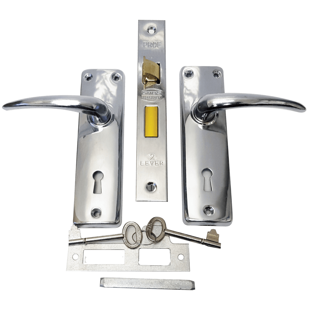 2 Lever Economy Mortise Lockset, TROJAN Cashbuild
