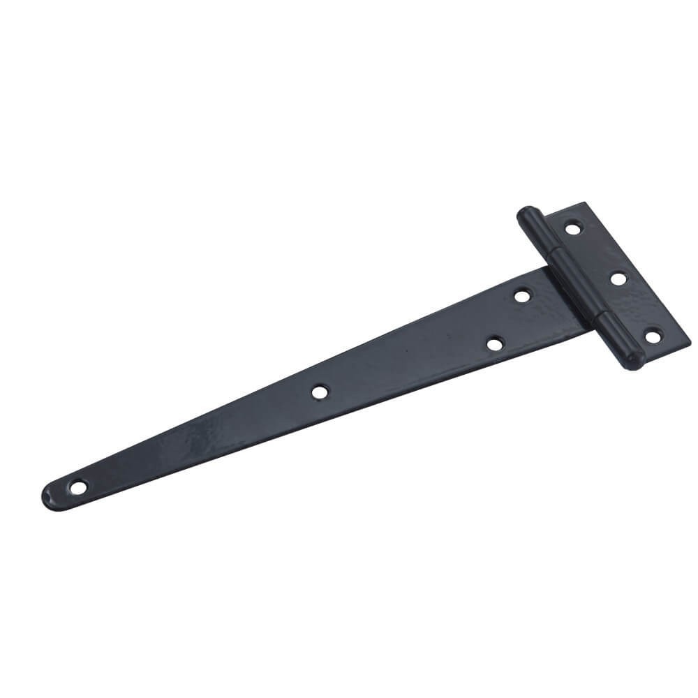 200mm Tee Hinges Black Japan Plated with Screws Quantity2, MACKIE