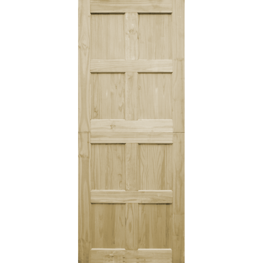 Door Pine Stable 8 Panel Stained, - Cashbuild