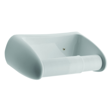 Bermuda Toilet Roll Holder White Stone