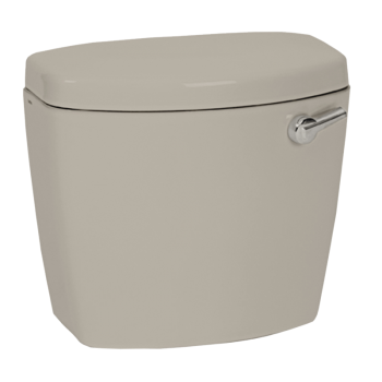 Universal Ceramic Front Flush Cistern Almond