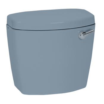 Universal Ceramic Front Flush Cistern Blue