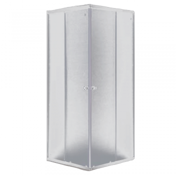Corner Entry Frosted Shower Door 900 X 900 X 1800