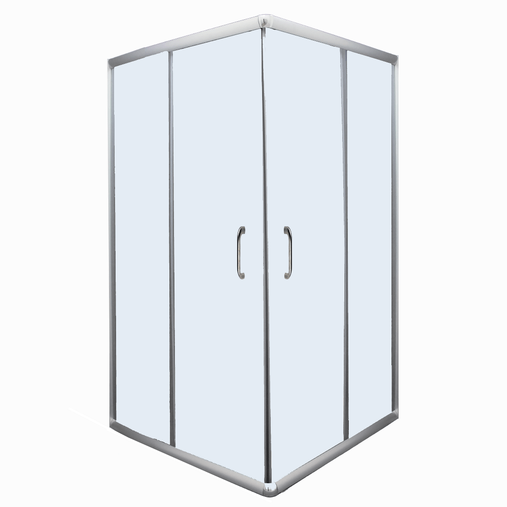Corner Entry Clear Shower Door 900 X 900 X 1800