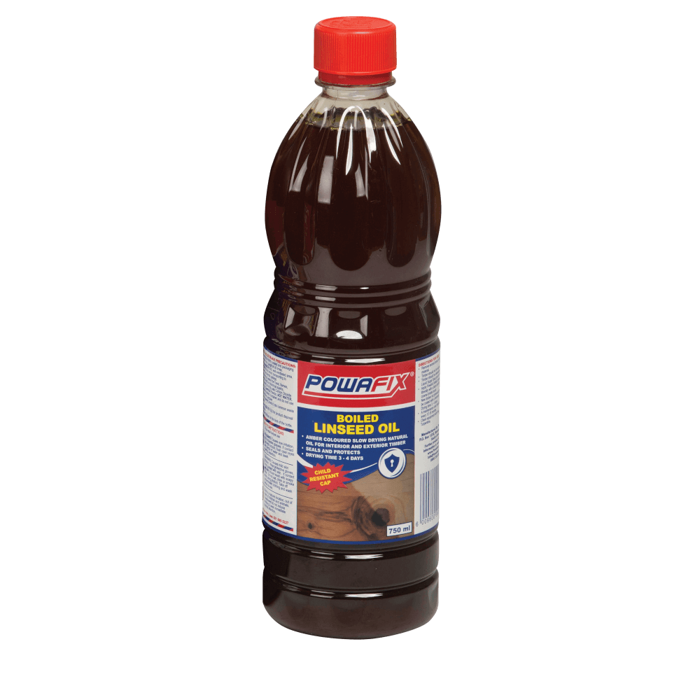 Powafix Boiled Linseed Timber Oil 750ml, POWAFIX PTY LTD Cashbuild