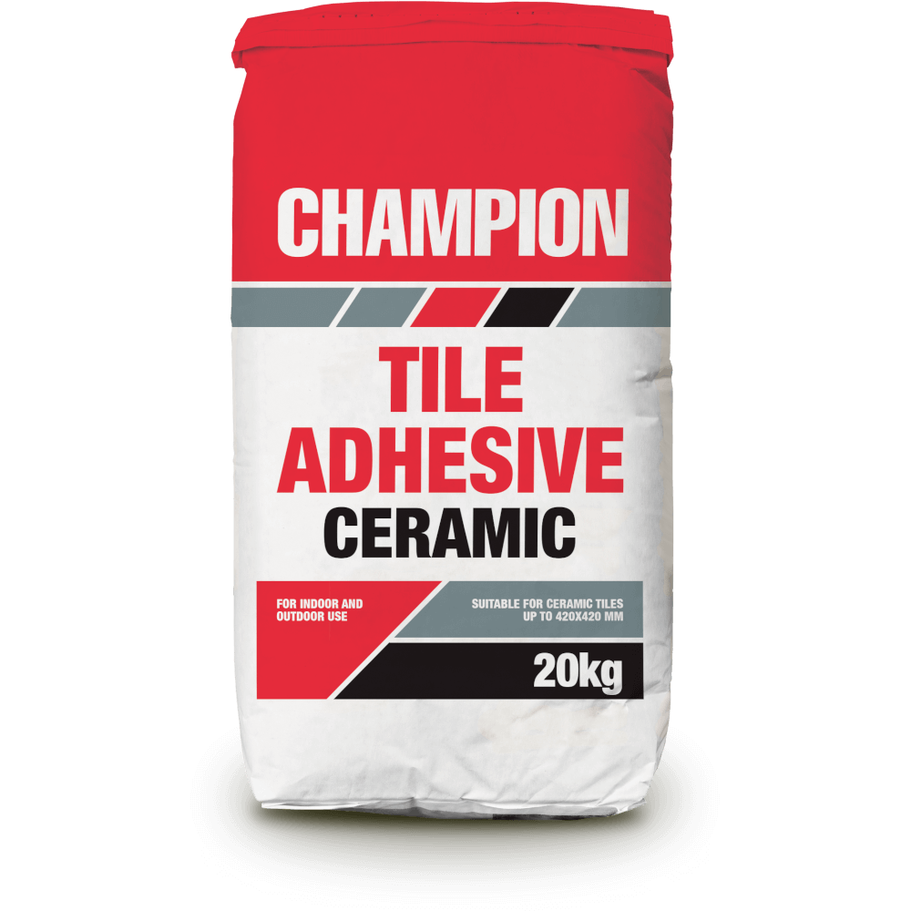 Champion Tile Adhesive 20kg, - Cashbuild
