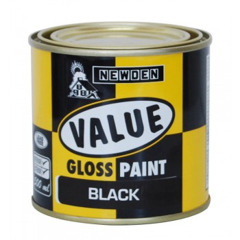 Newden Value Gloss Enamel Black 500ml