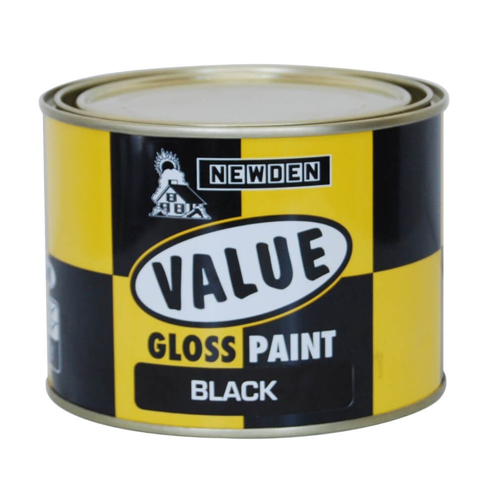 Newden Value Gloss Enamel Black 1l