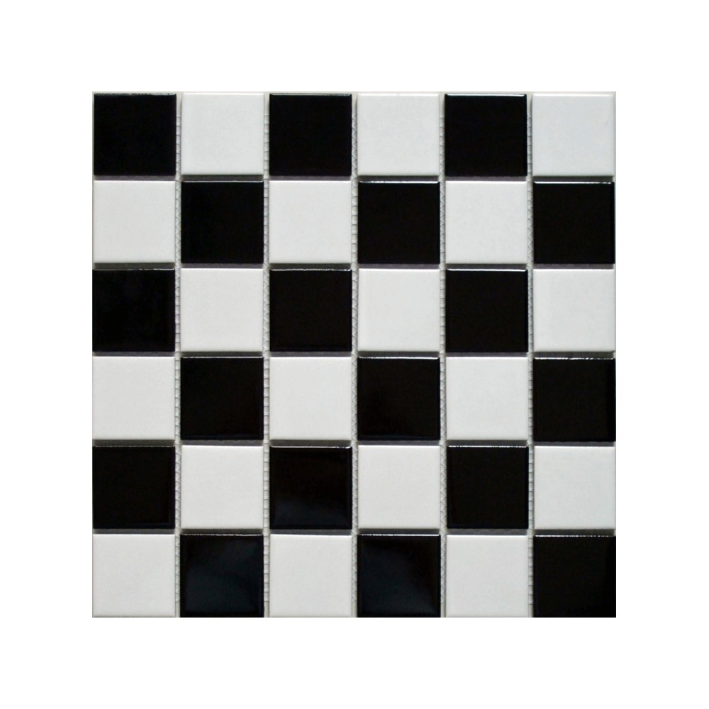 Mosaic Tile Black & White 48x48mm