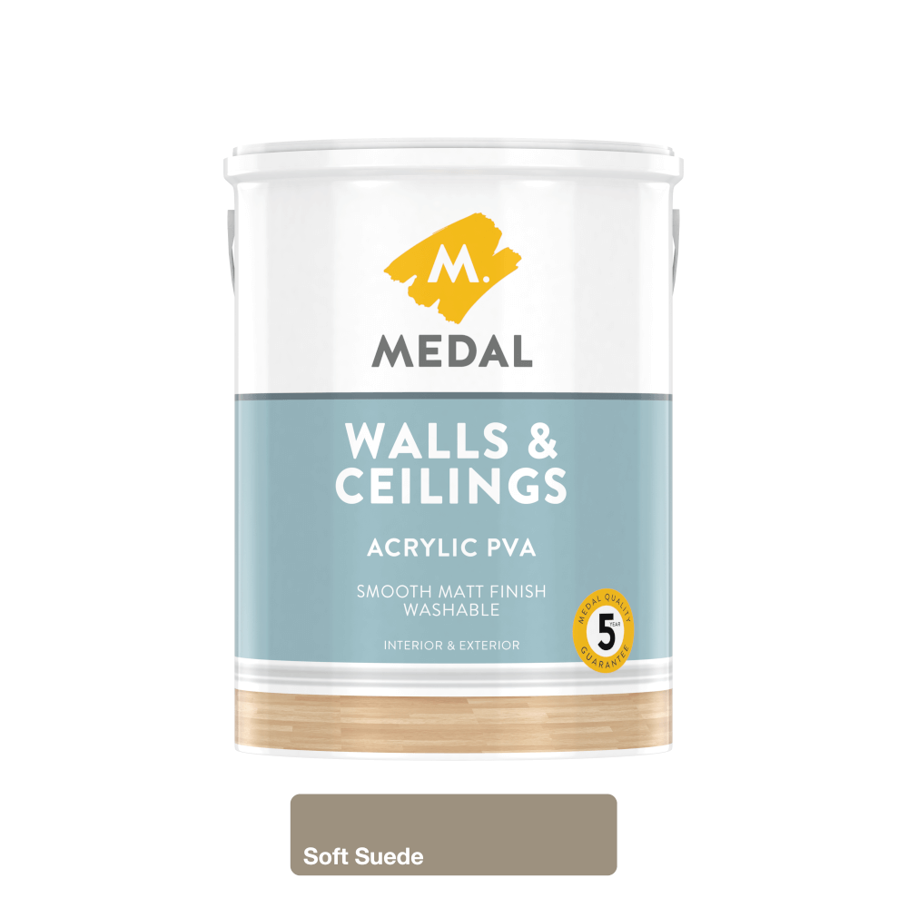 Medal Wall & Ceiling Acrylic Pva Soft Suede 5l