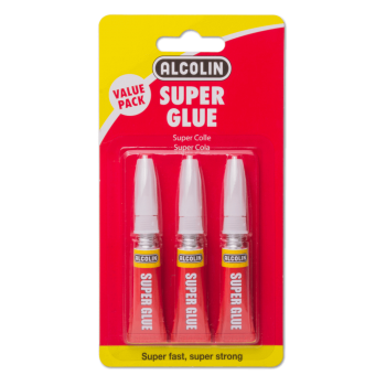 Alcolin Super Glue Value Pack 3x3grs