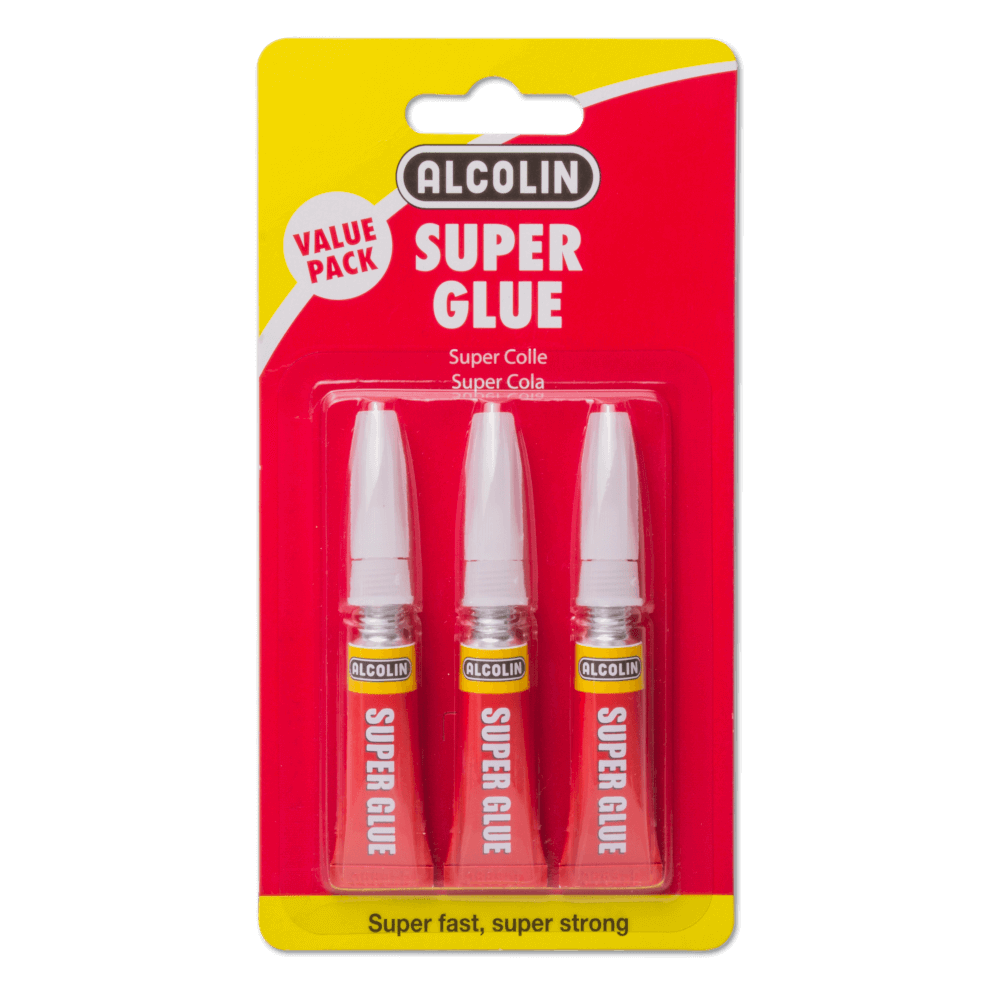 Alcolin Super Glue Value Pack 3x3grs, ALCOLIN Cashbuild