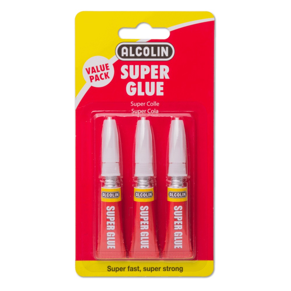 Alcolin Super Glue Value Pack 3x3grs