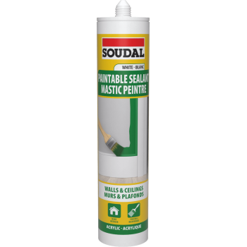 Soudal Paintable Sealant White 270ml