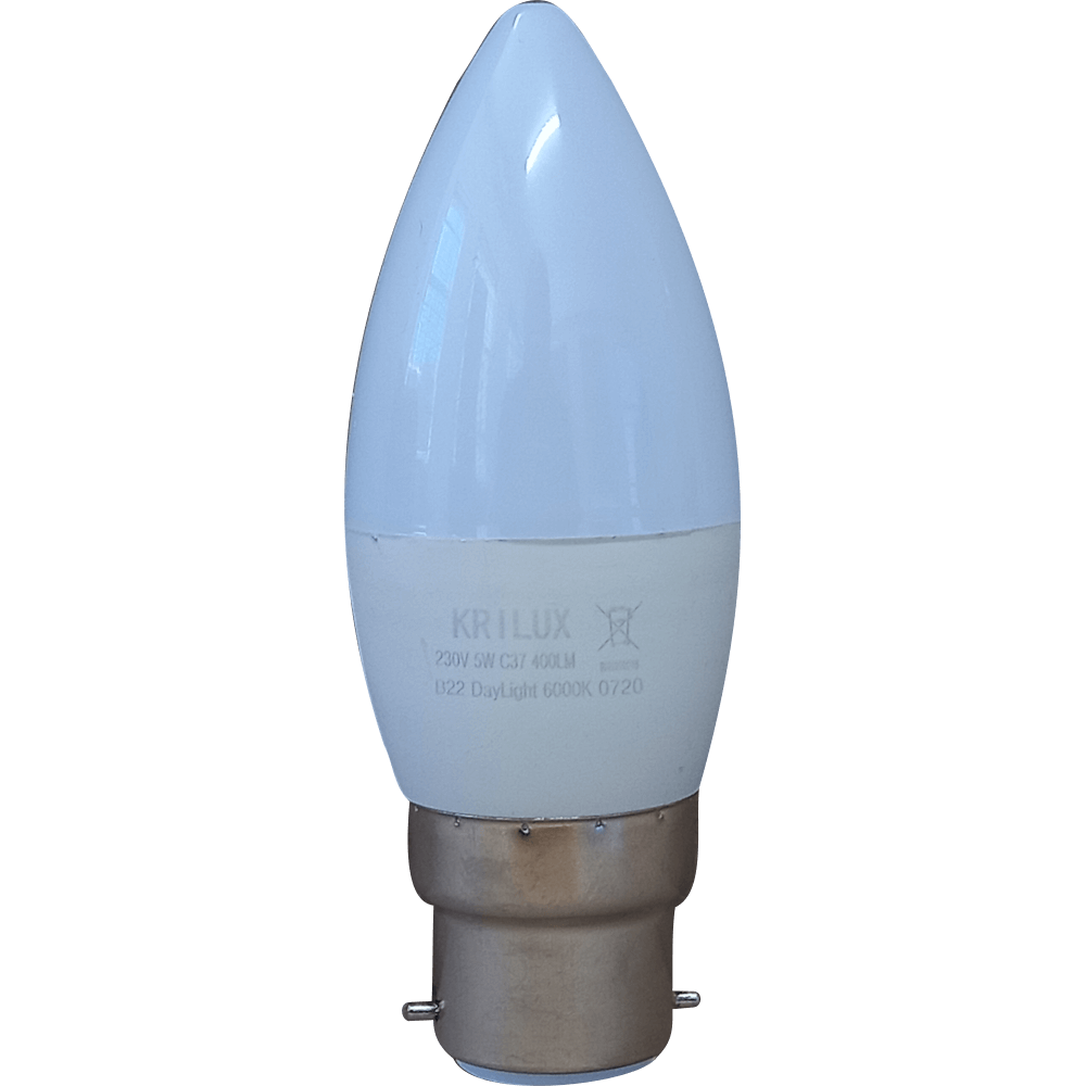 LED Candle 5w B22 6000k (daylight) Globe, Cashbuild