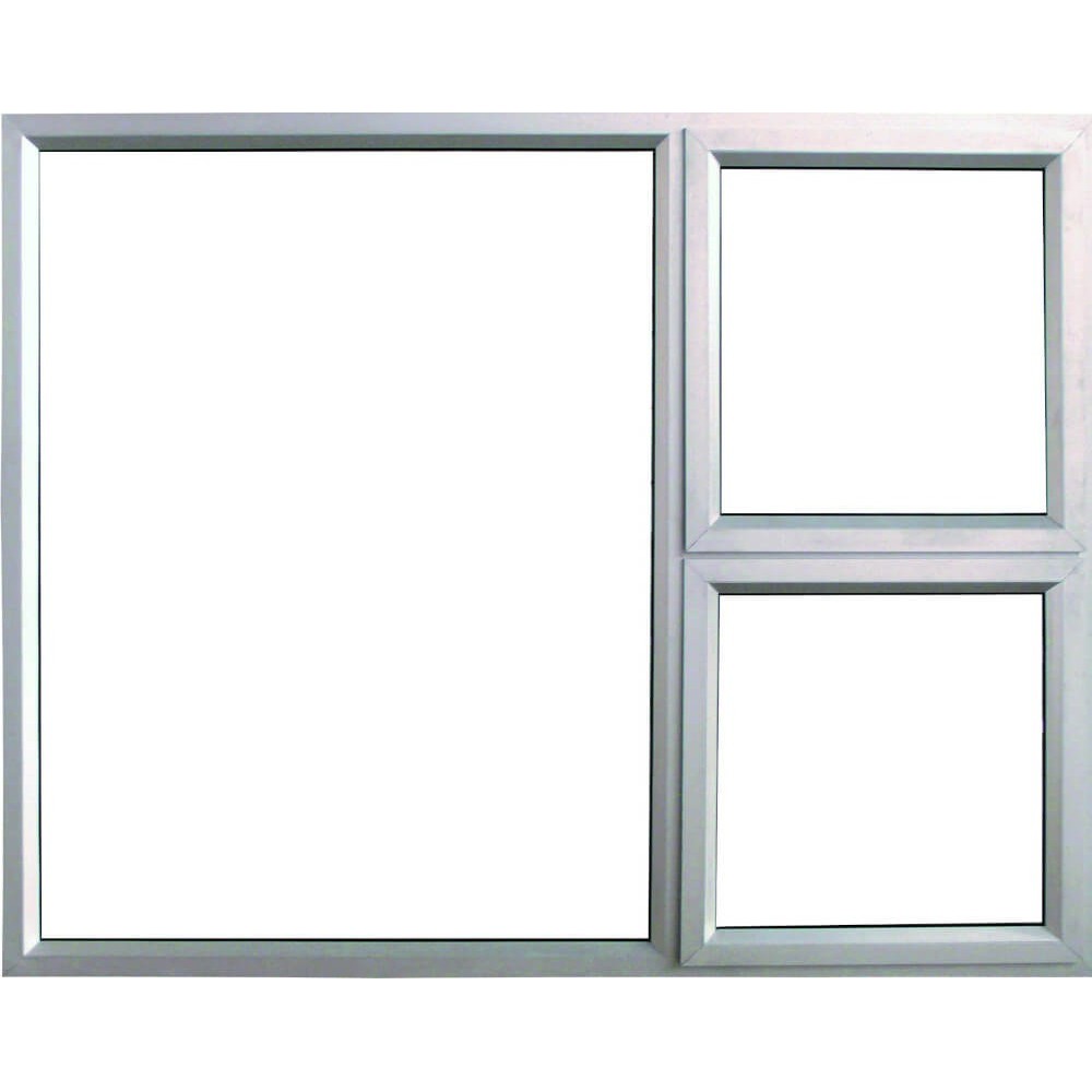 Window Frame Aluminium Ptt1515 Natural Clear Right Hand, HARPER - Cashbuild