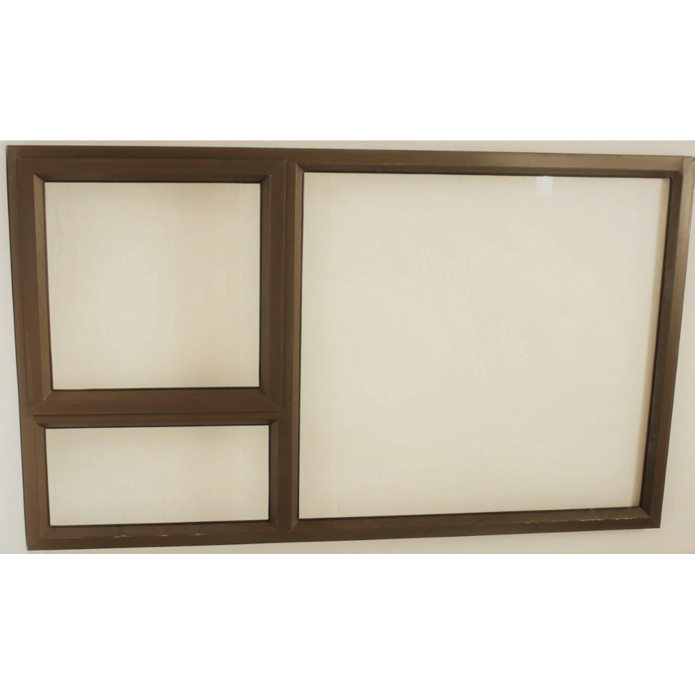 Window Frame Aluminium Pt129 Bronze Clear Left Hand, Cashbuild