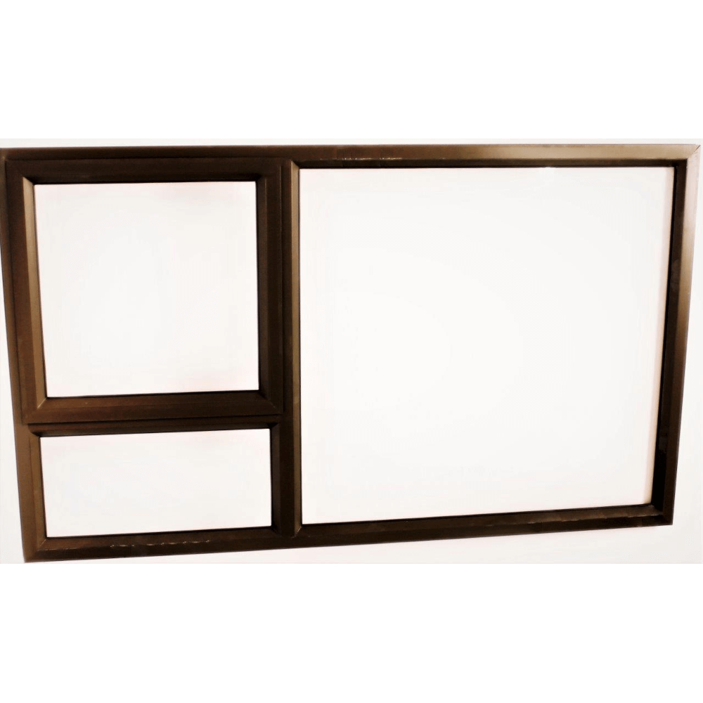 Window Frame Aluminium Pt159 Bronze Clear Left Hand, VALUWIN Cashbuild
