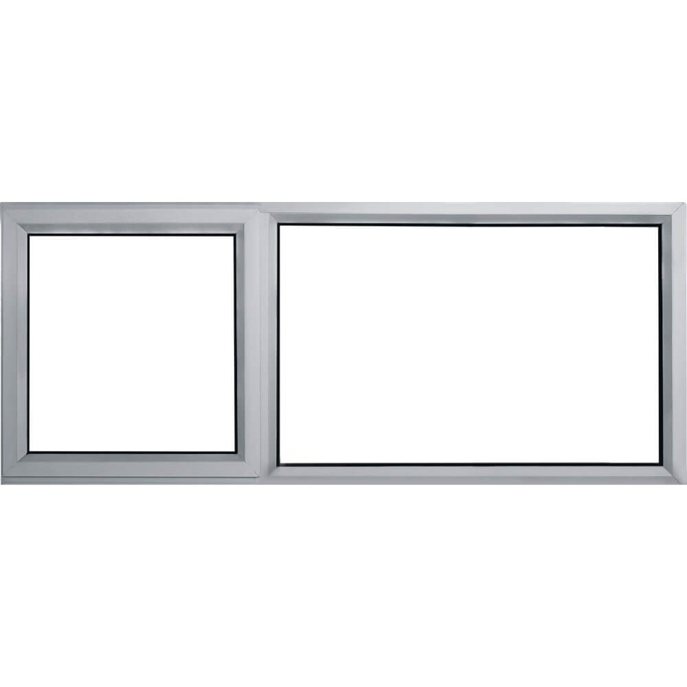 Window Frame Aluminium In Ptt 156 Nat Clear Left Hand