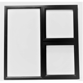 Window Frame Aluminiumin Ptt1212 Charcoal Clear Left Hand