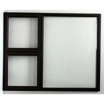 Window Frame Aluminiumin Ptt1512 Charcoal Clear Left Hand