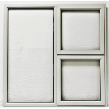 Window Frame Aluminiumin Ptt1512 White Clear Left Hand