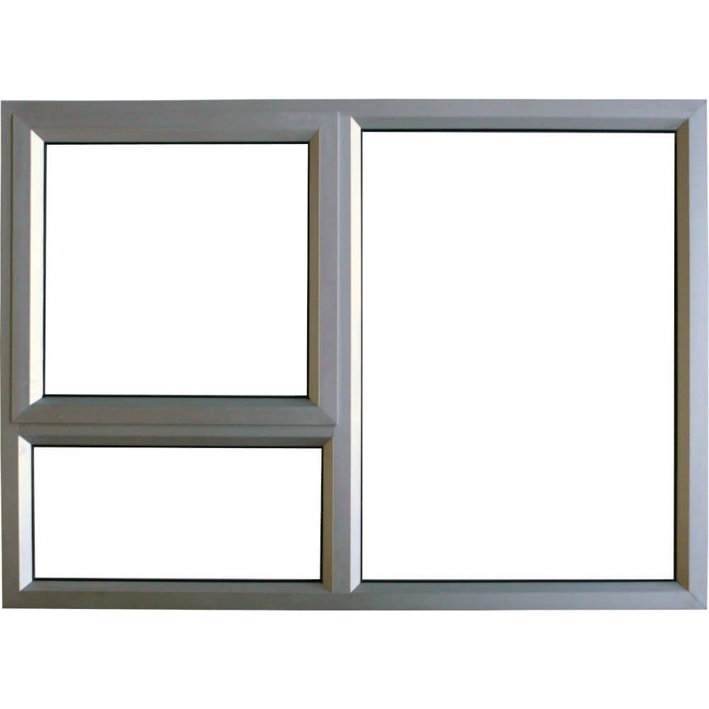 Window Frame Aluminium Pt159 Natural Clear Left Hand, VALUWIN Cashbuild