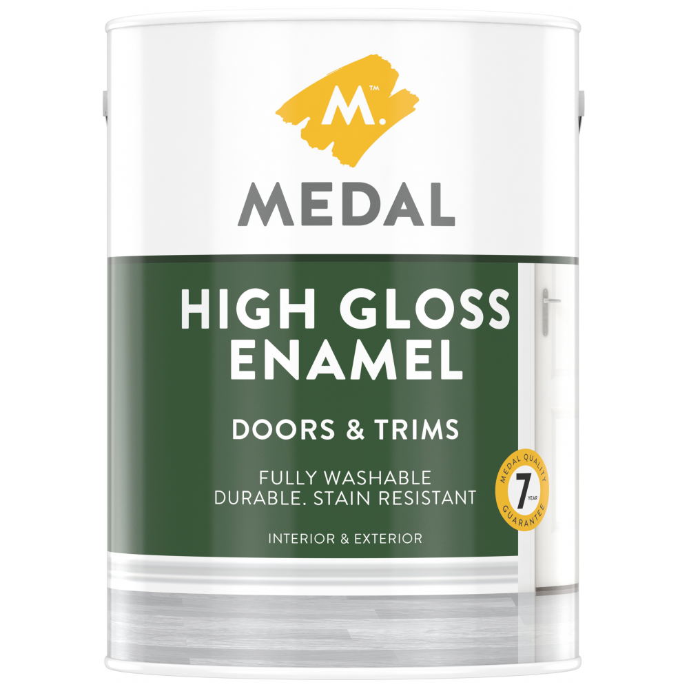 Medal High Gloss Enamel Signal Red 5l