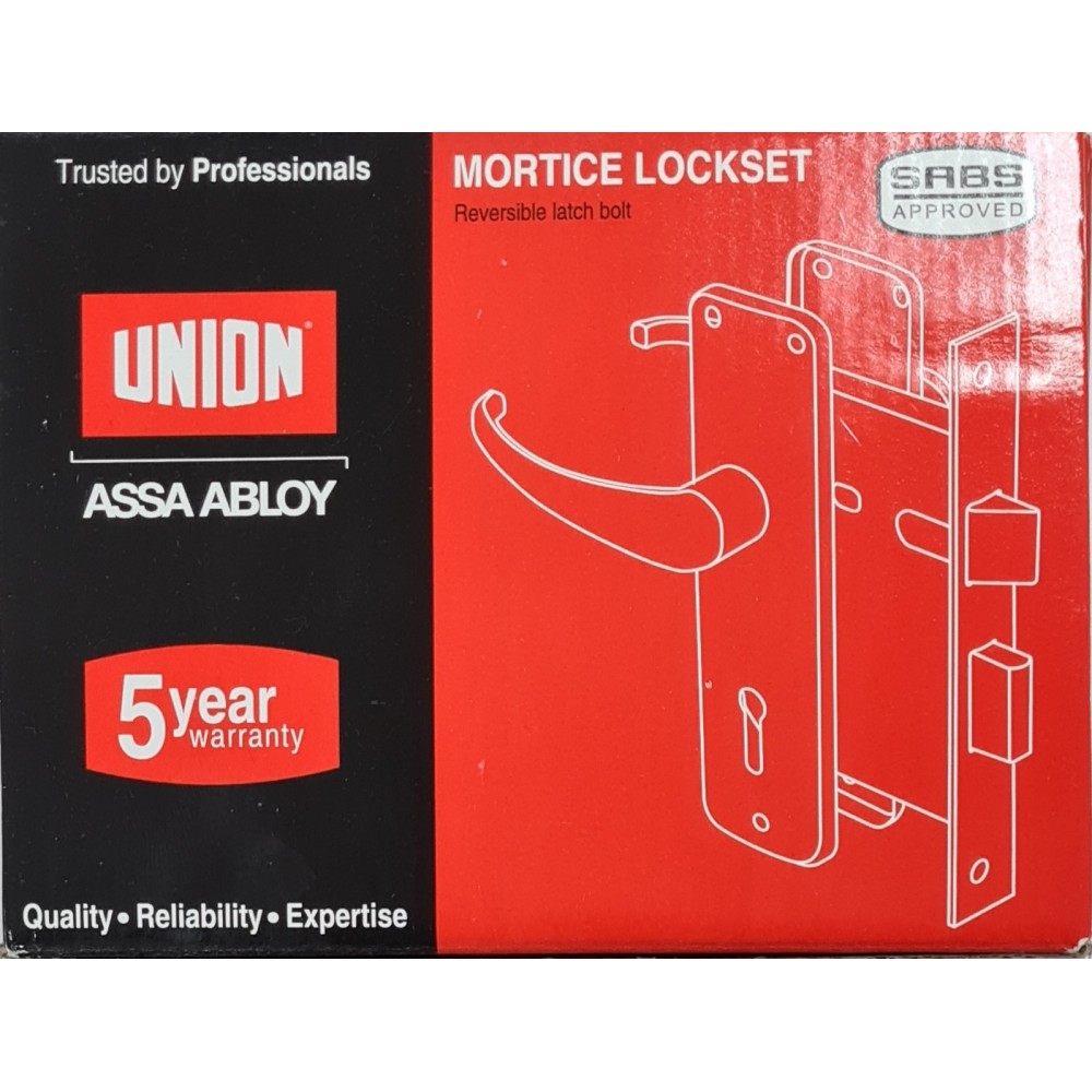 Union 2 Lever Lockset Boxed, Cashbuild