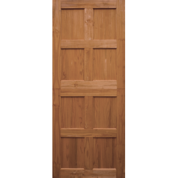 Wooden Door 8 Panel Mixed Timber Stable