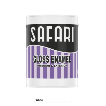 Safari Gloss Enamel White 5l