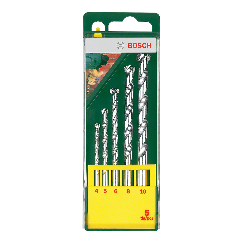 Bosch 5PC Masonary Drill Bit Set, BOSCH Cashbuild