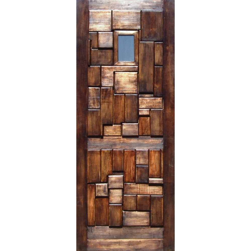 Door Wood Rustic Wth Glass, ALIF DOORS Cashbuild