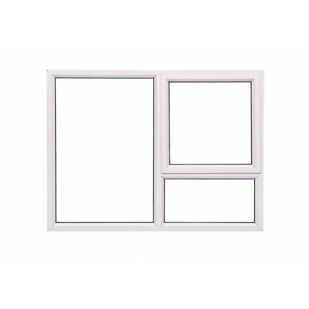 Window Frame Aluminium 28-pt129 Natural Clear Left Hand