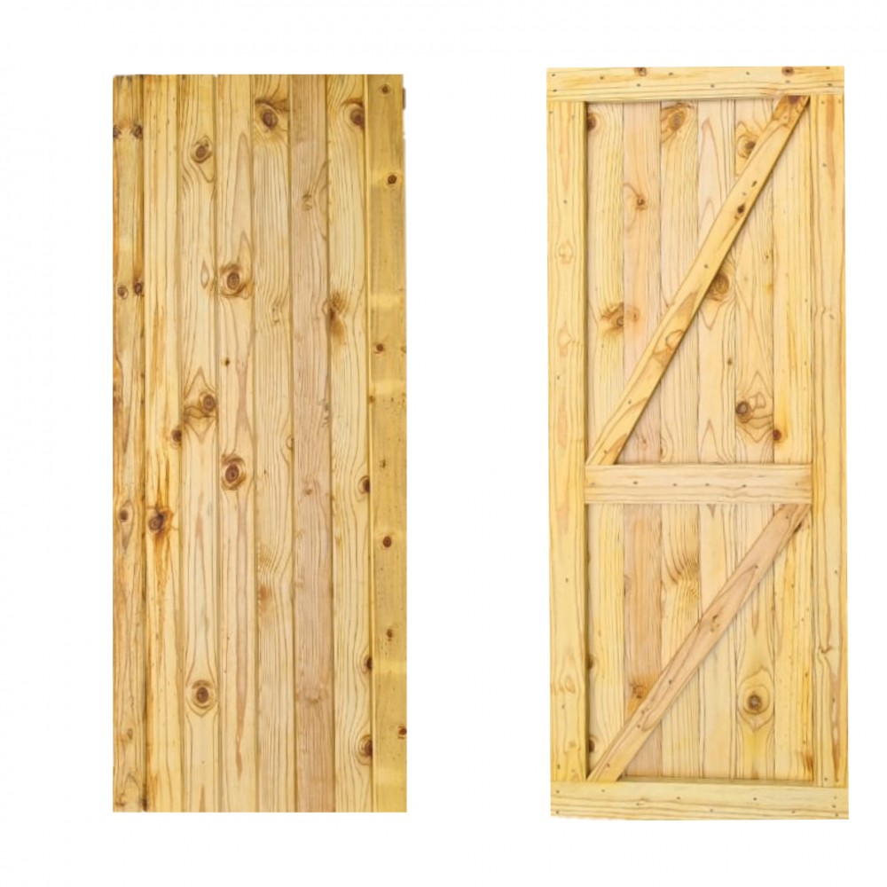 Door Pine Batten Framed Full, SA WINDOWS Cashbuild