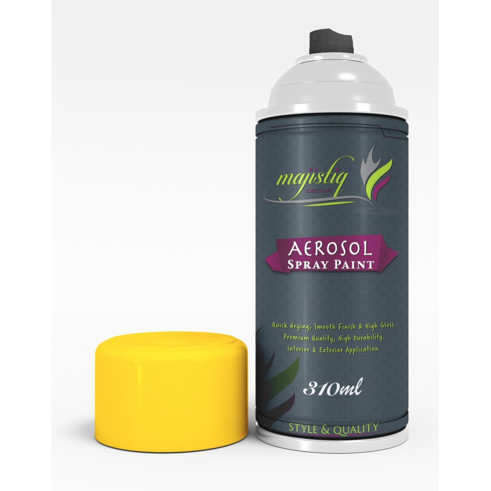 Spray Paint Sunshine Yellow 250g, MAJISTIQ Cashbuild