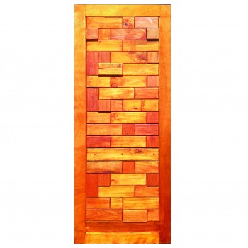 Door Wood Rustic Gold Std